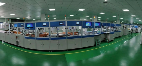 Całkowicie automatyczny zestaw baterii cylindrycznej 18650/21700